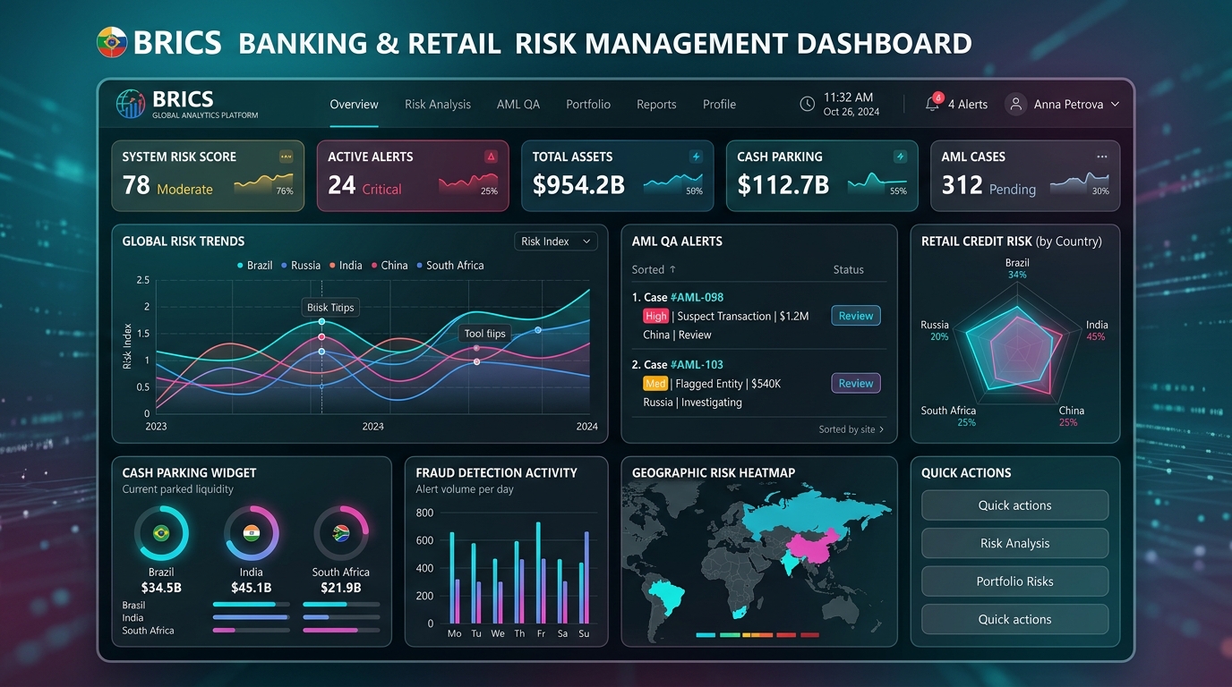 BRICS Banking Dashboard